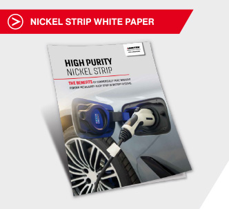 Whitepaper Nickel strip for Battery Applications